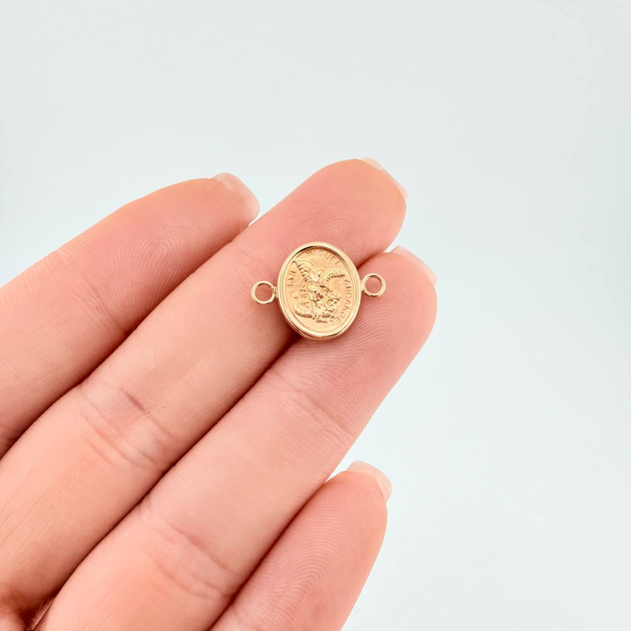 Herraje San Miguel 0.7 g / 1.6 cm Oro Amarillo 18K