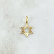 Dije Estrella de David 0.8gr / 2.2cm / Oro Amarillo 18K *