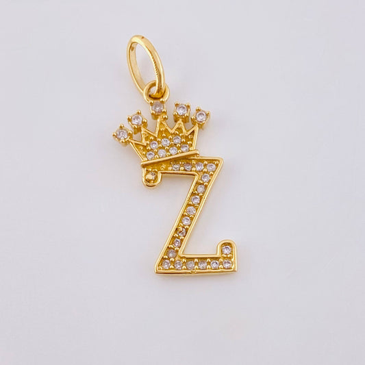 Dije Corona Letra Z 1.6 g / 2.6 cm Oro Amarillo 18K