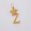 Dije Corona Letra Z 1.65 g / 2.6 cm Oro Amarillo 18K