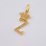 Dije Corona Letra Z 1.55 g / 2.6 cm Oro Amarillo 18K