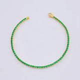 Pulso Tenis Doble Faz 7gr / 18cm / 2.8mm Oro Amarillo +4 18K ©
