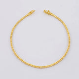 Pulso Tenis 4g / 17.1cm / 1.7mm Oro Amarillo 18K