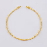 Pulso Tenis Doble Faz 7.65gr / 18cm / 2.9mm Oro Amarillo 18K
