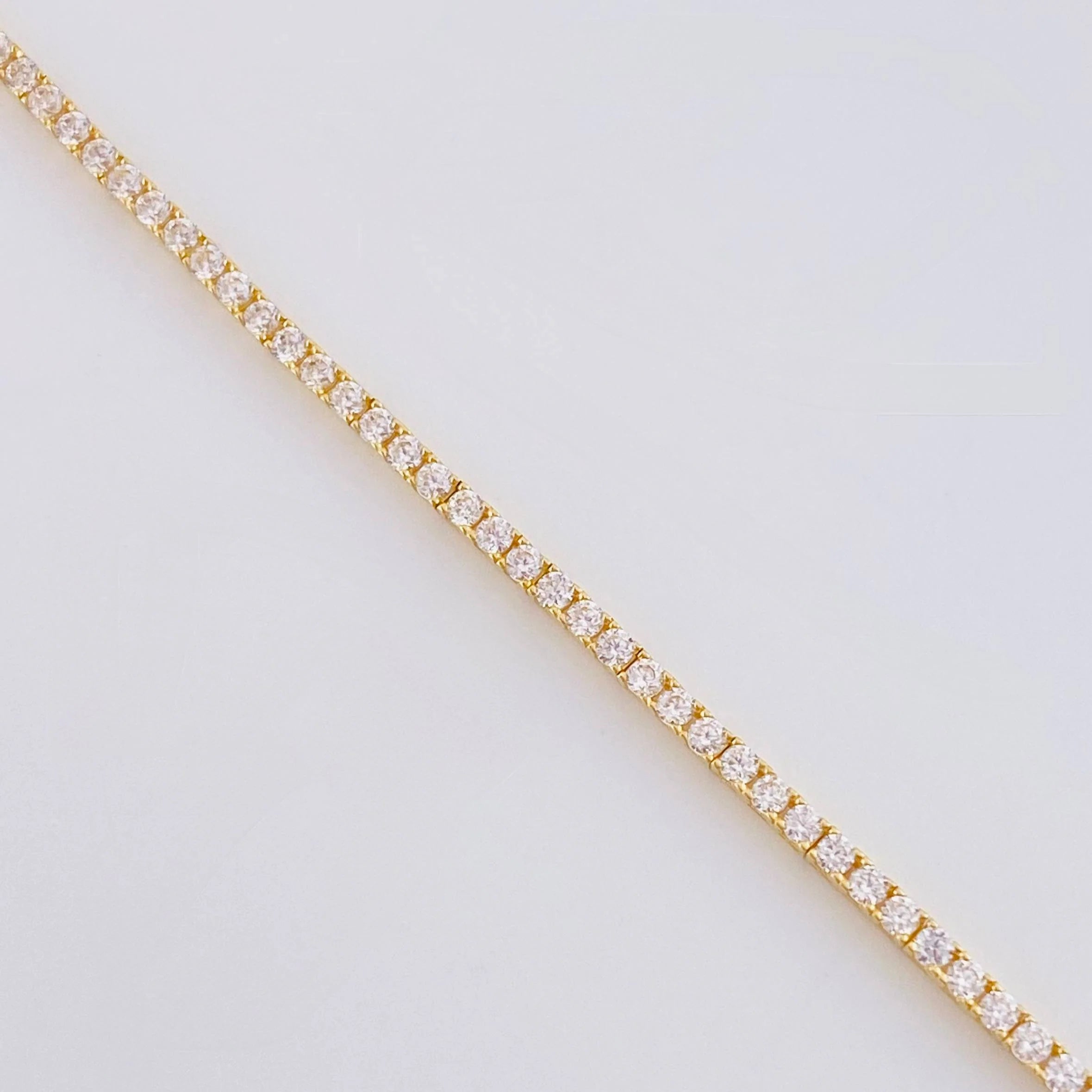 Pulso Tenis 4g / 17.1cm / 1.7mm Oro Amarillo 18K