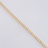 Pulso Tenis Doble Faz 7.65gr / 18cm / 2.9mm Oro Amarillo 18K