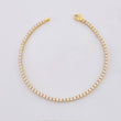 Pulso Tenis Doble Faz 6.85gr / 18cm / 2.9mm Oro Amarillo 18K