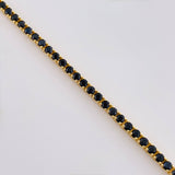 Pulso Tenis Doble Faz 7gr / 18cm / 2.8mm Oro Amarillo 18K