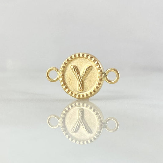 Herraje Letra Y 0.45gr / 1.5cm / Oro 18K