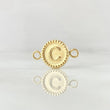 Herraje Letra C 0.6gr / 1.7cm / Circulo Bordeado Oro Amarillo 18K ©