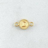 Herraje Letra D 0.6gr / 1.7cm / Oro 18K