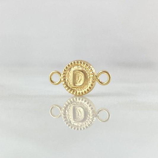Herraje Letra D 0.65gr / 1.7cm / Oro 18K