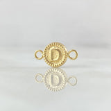 Herraje Letra D 0.6gr / 1.7cm / Oro 18K