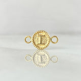 Herraje Letra I 0.45gr / 1.5cm / Oro 18K