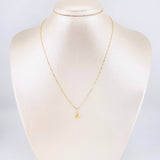 Set Cadena Veneciana + Dije Corazon / 1g / 40cm Oro Amarillo 18K