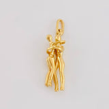 Dije Pareja 2.3g / 2.7cm Oro Amarillo 18K