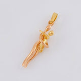 Dije Madre e Hijo 3.95g / 3.7cm Dos Oros Amarillo Rosa 18K