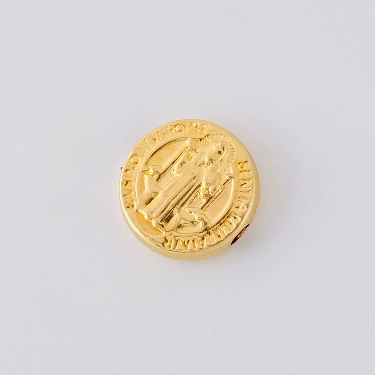 Herraje Tambor San Benito 0.85g / 1.2cm Oro Amarillo 18K