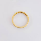 Anillo Carril Tupido 1.6g / T6 1/2 Oro Amarillo 18K