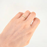 Anillo Carril Tupido 1.6g / T6 1/2 Oro Amarillo 18K