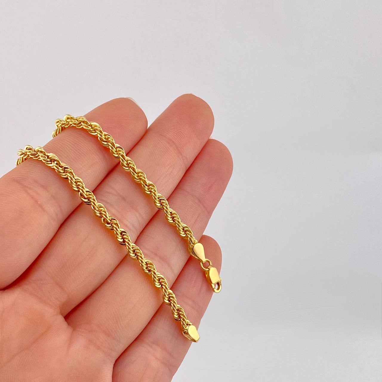 Tobillera Lazo 3.7g / 26cm / 3.35mm Oro Amarillo 18K