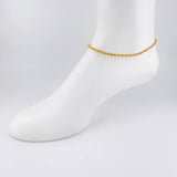 Tobillera Lazo 3.7g / 26cm / 3.35mm Oro Amarillo 18K