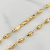 Cadena Rustica X 14 g / 62 cm / 4 mm Oro Amarillo 18K