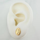 Topos Virgen Milagrosa 0.85gr / 7.5mm Oro Amarillo 18K %
