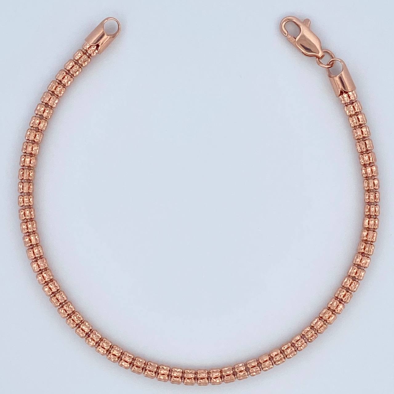Pulso Ice 7.65gr / 20.1cm / Oro Rosa +4 18K $