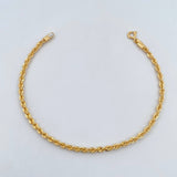Pulso Lazo 1.85gr / 18.6cm / 2.5mm Oro Amarillo +3 18K &