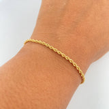 Pulso Lazo 1.5gr / 18.7cm / 2.1mm Oro Amarillo +3 18K &