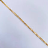 Pulso Chino 2.55gr / 19cm / 2.4mm Oro Amarillo +1 18K &