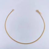 Pulso Chino 1.2gr / 19.1cm / 1.1mm Oro Amarillo +1 18K $