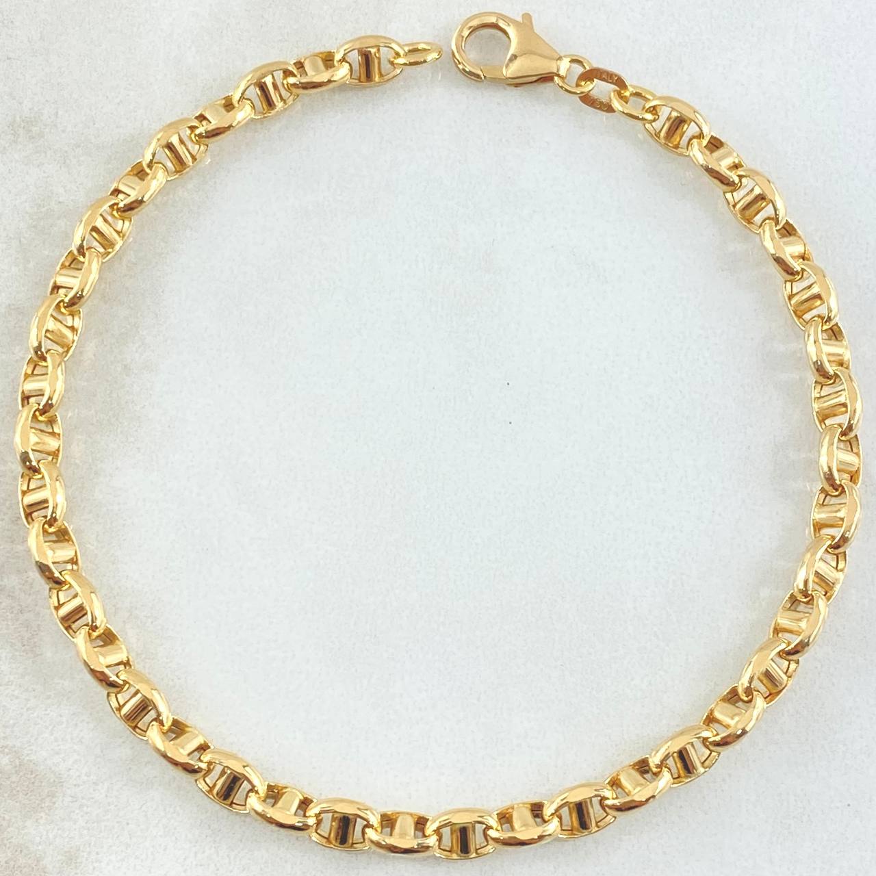 Pulso Marinero 5.3gr / 20cm / 4.4mm Oro Amarillo +3 18K ©