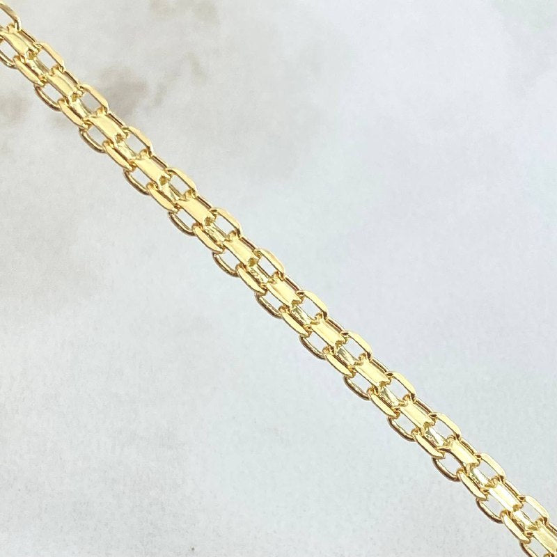 Pulso Chino 2.35gr / 19cm / Oro Amarillo +1 18K ©