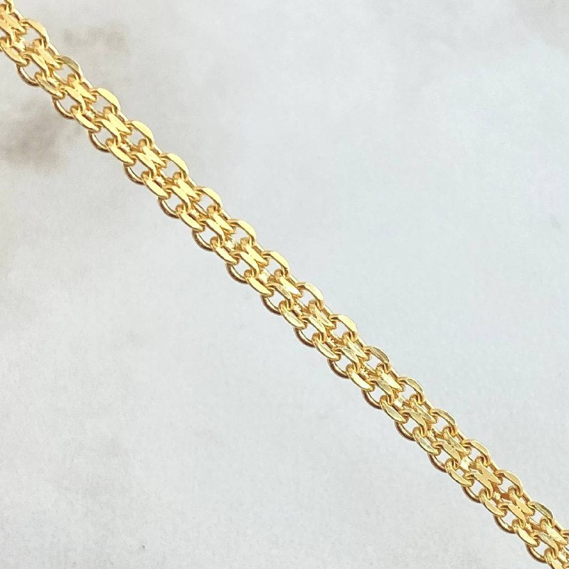 Tobillera China 4gr / 25cm / Oro Amarillo +1 18K *