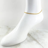 Tobillera China 4gr / 25cm / Oro Amarillo +1 18K *