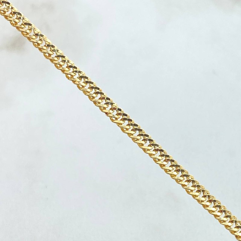 Pulso Cubano Reticulado 1.9gr / 19cm / Oro Amarillo +3 18K ©