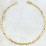 Pulso Chino 1.95gr / 19.5cm / 2.2mm Oro Amarillo +1 18K