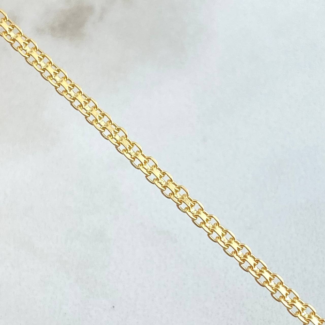 Pulso Chino 1.95gr / 19.5cm / 2.2mm Oro Amarillo +1 18K