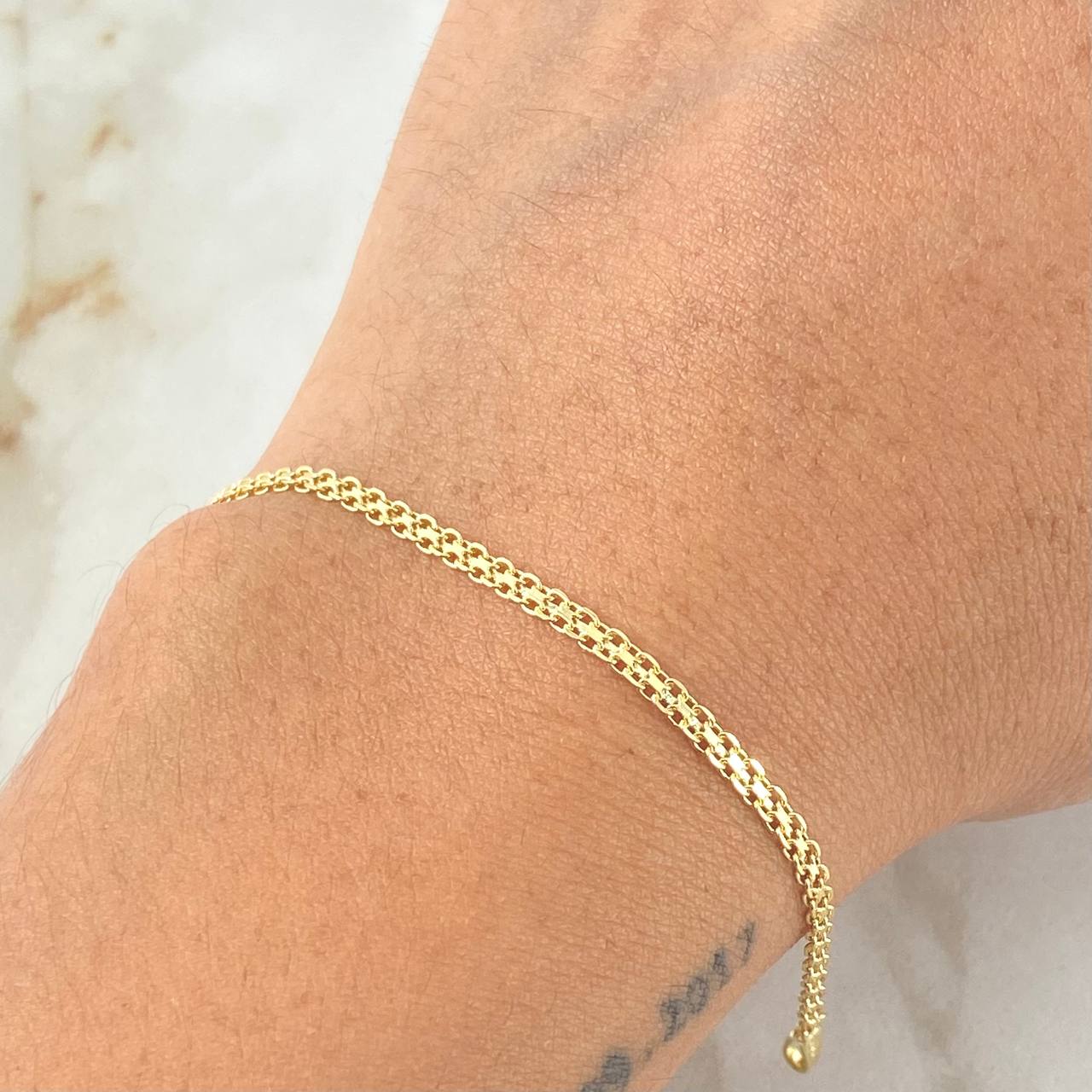 Pulso China 2gr / 19cm / 2.2mm Oro Amarillo +1 18K ©