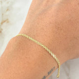 Pulso China 2gr / 19cm / 2.2mm Oro Amarillo +1 18K ©