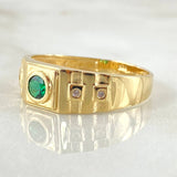 Anillo Bisel 4.6gr / T11 1/4 / Oro Amarillo 18K *