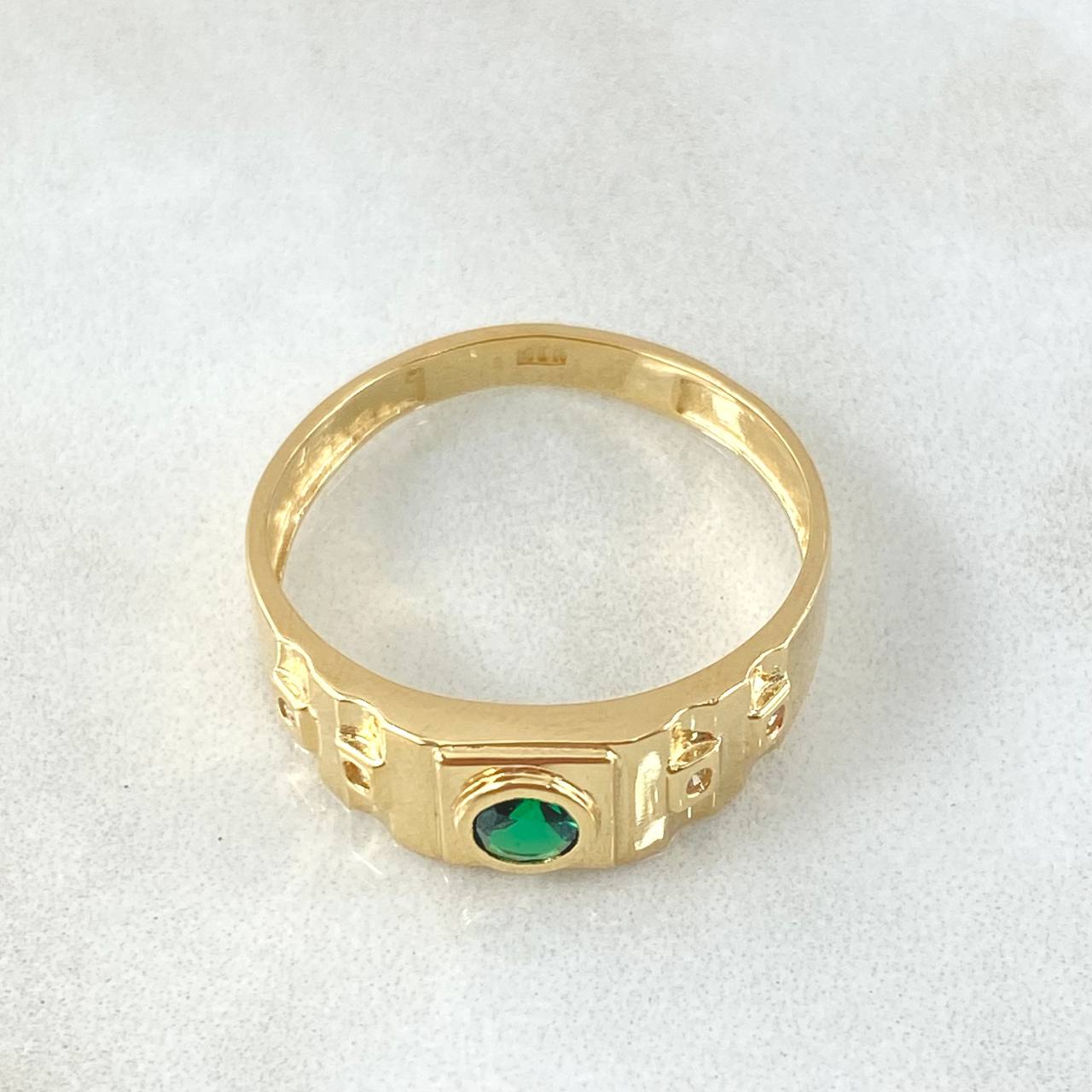 Anillo Bisel 4.6gr / T11 1/4 / Oro Amarillo 18K *