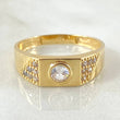 Anillo Bisel 4.45gr / T11 / Oro Amarillo 18K *