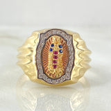 Anillo Virgen de Guadalupe 6.8gr / T10 3/4 / Oro Amarillo 18K *