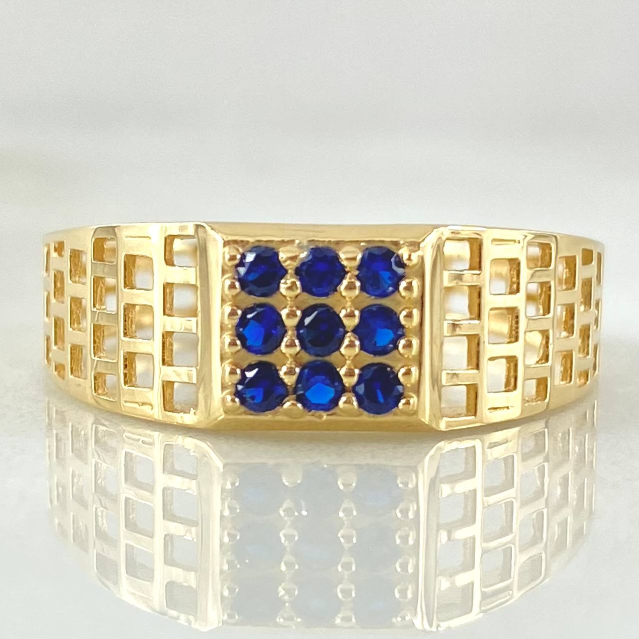 Anillo Maya 3.6gr / T10 1/2 / Oro Amarillo 18K *