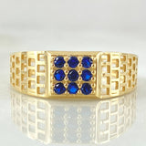 Anillo Maya 3.6gr / T10 1/2 / Oro Amarillo 18K *