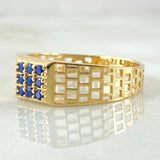 Anillo Maya 3.6gr / T10 1/2 / Oro Amarillo 18K *
