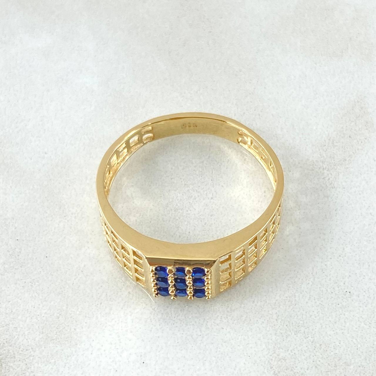 Anillo Maya 3.6gr / T10 1/2 / Oro Amarillo 18K *